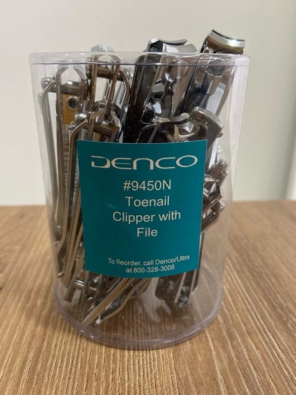 Denco Toenail Clipper with File Drum (9450N) 18 pieces #5007