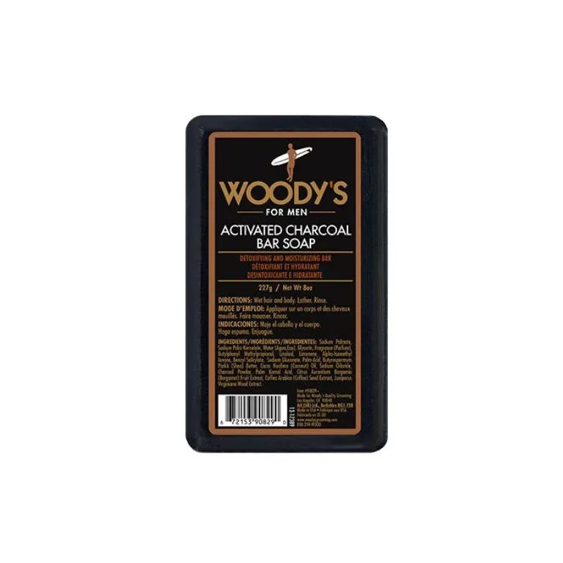 Woody&#39;s Activated Charcoal Bar 8oz #8290