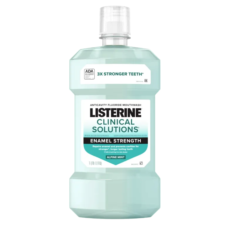 Listerine Clinical Solutions Teeth Strength - Alpine Mint 1L (6 per case) #2779 