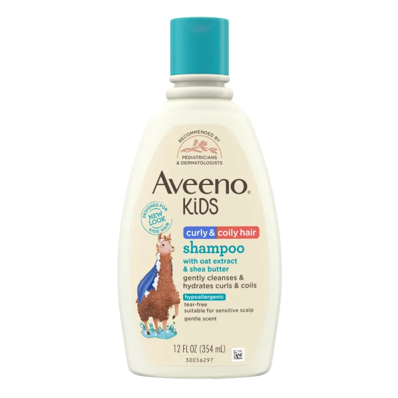 Aveeno Kids Curly Hair Shampoo 12oz #1191