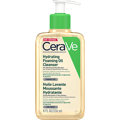 Cerave Hydrating Foaming Oil Cleanser 8oz #9310 