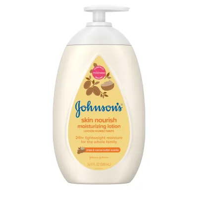 Johnson's Baby Skin Nourish Shea &amp; Cocoa Butter Lotion 16.9oz #6500