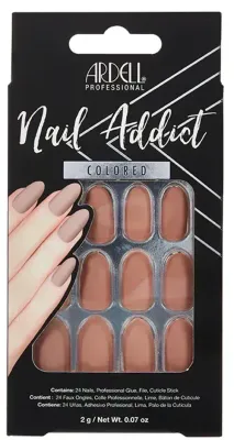 Ardell Nail Addict Colored - Barely There Nude 3ct (66411) #4111