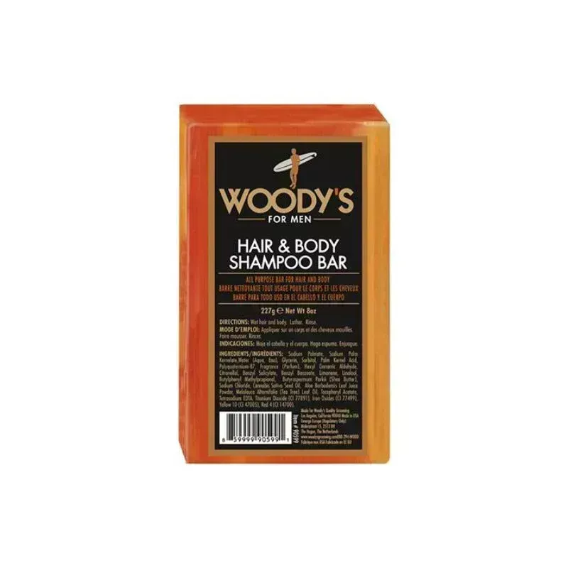 Woody's Hair &amp; Body Shampoo Bar 8oz #5992