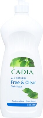 CADIA DISH SOAP LIQ FREE&amp;CLEAR