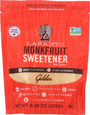 Lakanto Monkfruit Sweetner Golden