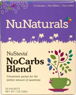 NuNat NoCarbs Stevia 50pcks