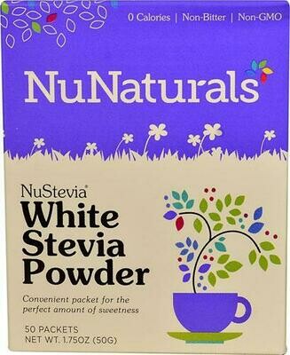 NuNat Why Stevia Pwdr 50Pcks