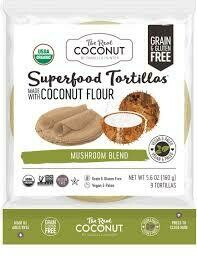 The Real Coconut Mushroom Bld Tortillas