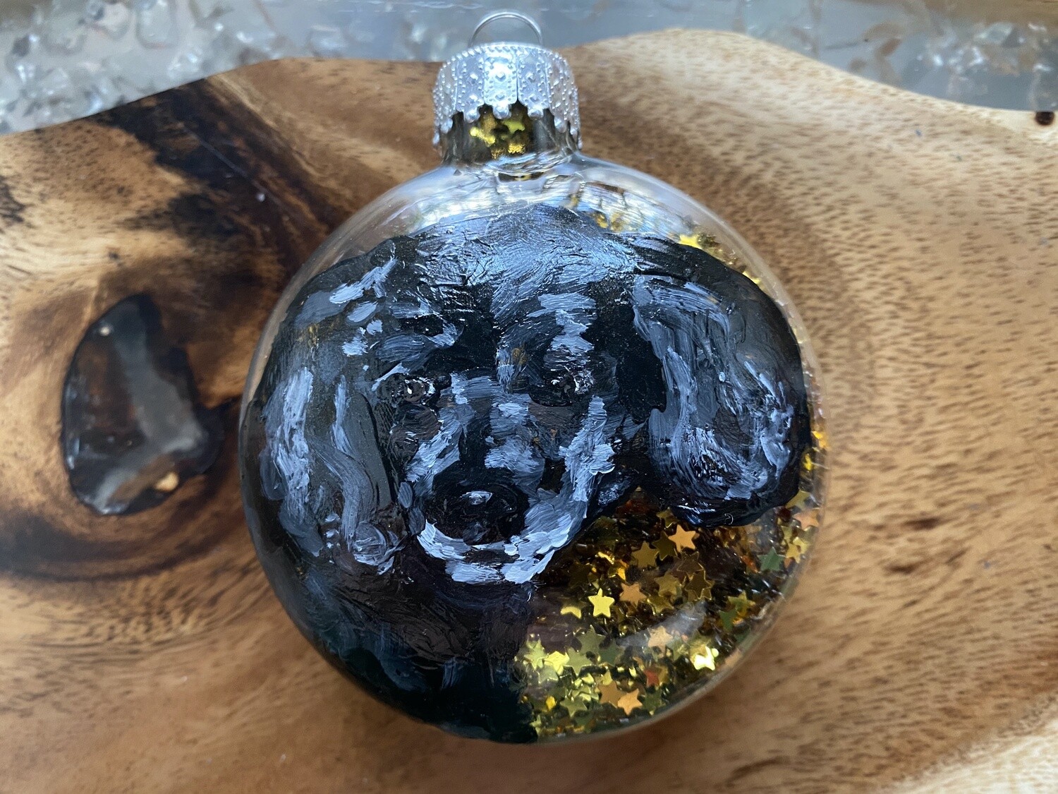 Custom Pet Portrait Ornament (Small)
