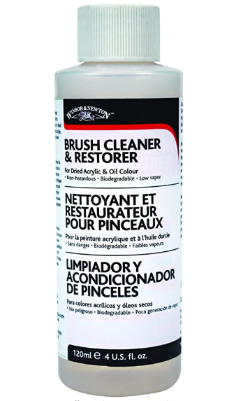 Winsor & Newton Brush Cleaner & Restorer - 4 oz. bottle