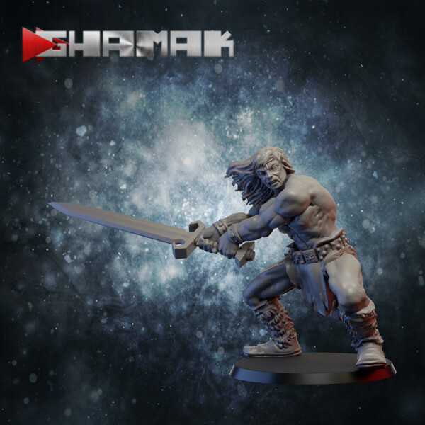Barbarian Hero HeroQuest Scale - Ghamak