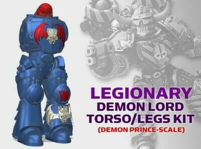 NIGHTMARE LEGIONARY: DEMON LORD TORSO/LEG KIT