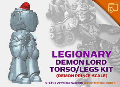 BASE LEGIONARY: DEMON LORD TORSO/LEG KIT