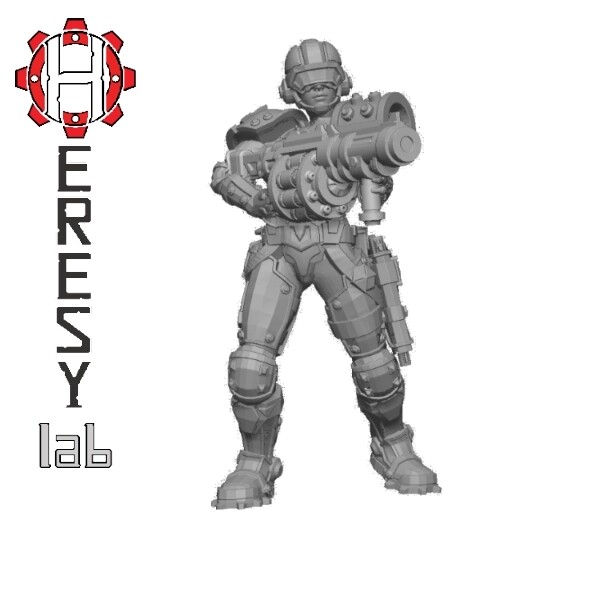 Sauberung Punisher Grenade Launcher - HeresyLab