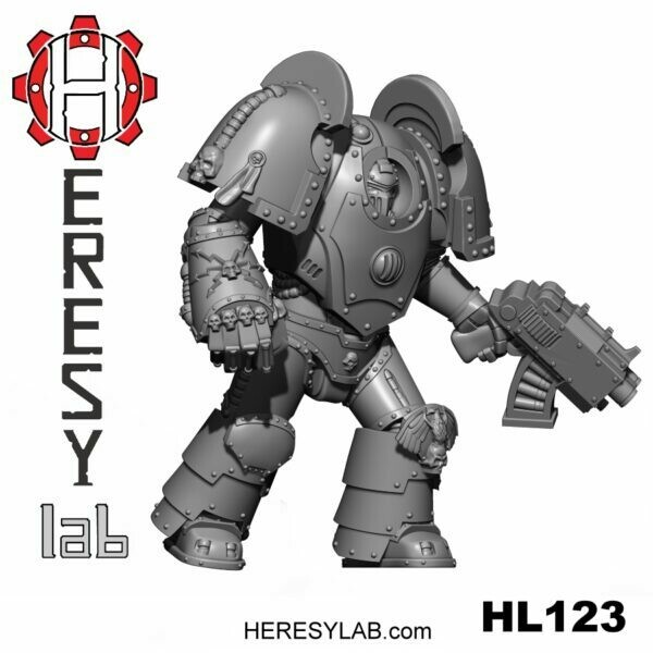 Kronos HK1 Terminator Armor Paladin Pose #1 - HeresyLab