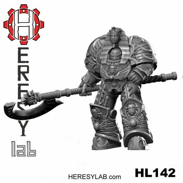 Helios Guards HK1 Terminator Armor Pose #5 - HeresyLab