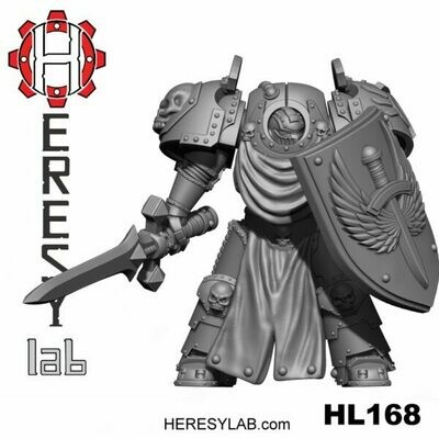 Erebus Crusader HK1 Terminator Armor Pose #4 - HeresyLab