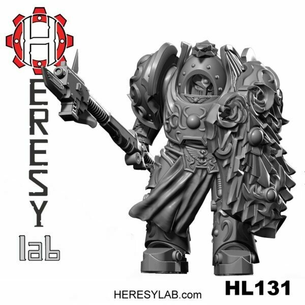 Hermes HK1 Terminator Armor Paladin Pose #2 - HeresyLab