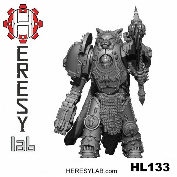 Selene Hunter HK1 Terminator Armor Pose #1 - HeresyLab