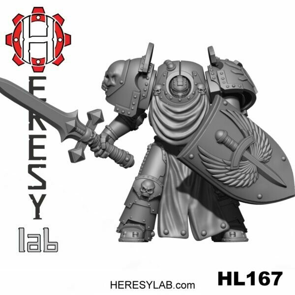 Erebus Crusader HK1 Terminator Armor Pose #3 - HeresyLab