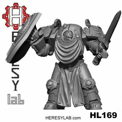 Erebus Crusader HK1 Terminator Armor Pose #5 - HeresyLab