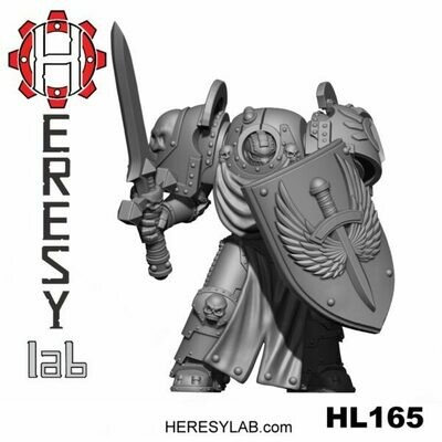 Erebus Crusader HK1 Terminator Armor Pose #1 - HeresyLab