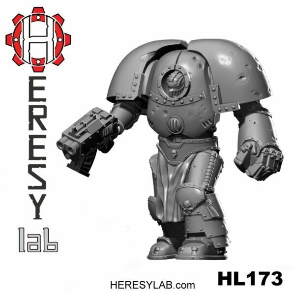 Hephaestus HK1 Terminator Armor Pose #3 - HeresyLab