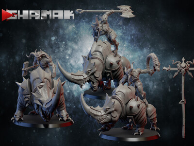 Hell Rhino Set of 3 Ghamak