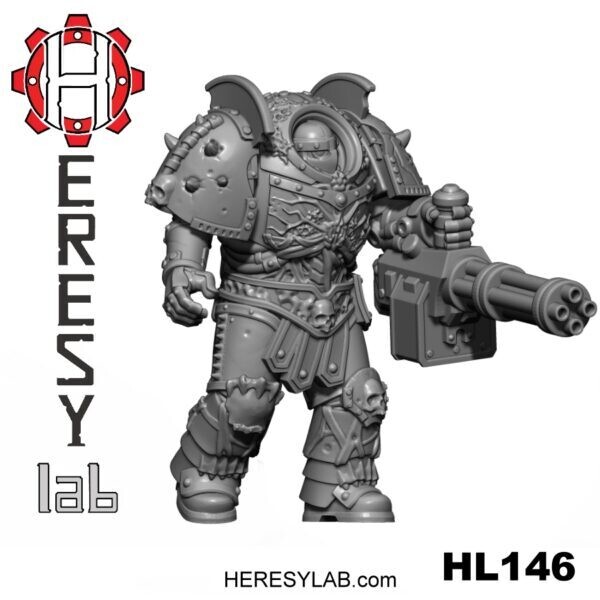 HeresyLab Use in Warhammer 40k Satu Helios Guards HK1 Terminator Armor Pose #1 