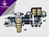 Xenos Hunters 4x MK1 Blackwatch Cannon W/Packs