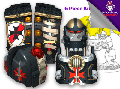 Sword Templars: Full Atlas Pattern Kit Pop Goes The Monkey