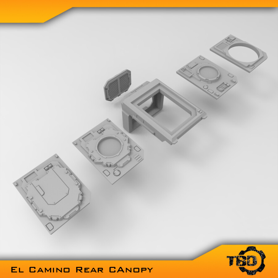 El Camino Rear Canopy V1 Conversion Bits Set - Tight Bore Designs