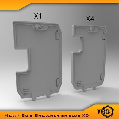 Heavy Bois Breacher Shields X5 - Tight Bore Designs