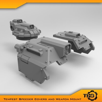 Tempest Speeder Covers & Weapon Mount Bits - Tight Bore Designs