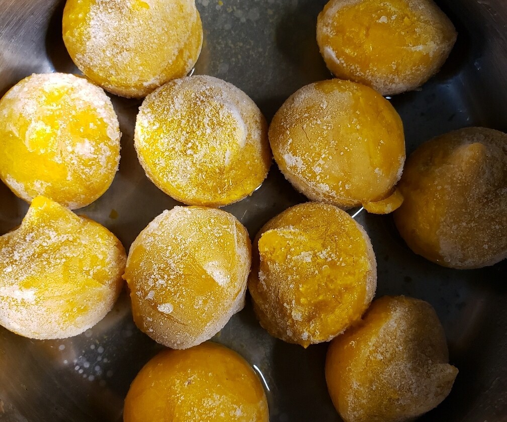 Sweet potato coconut puree