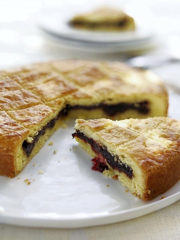 Cherry Gateau Basque.
V