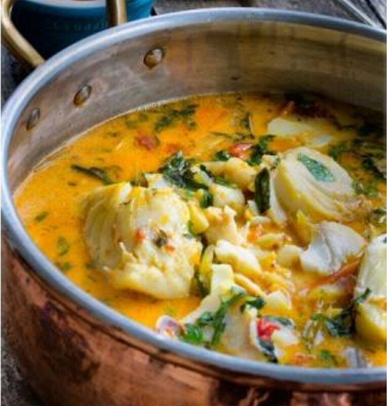 Bourride (Fish Stew with Aïoli).
Gf, lf, k
Marsellais fish stew made with red snapper, shrimp, aioli, tomato and white wine, side of rouille.