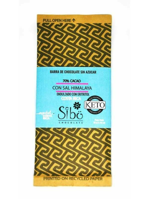 Sibu. Black Chocolate 70%, Himalayan Salt