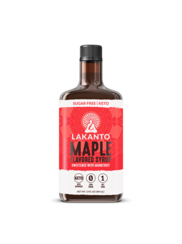 Lakanto. Maple Syrup Flavored, Sweetened With Monkfruit 