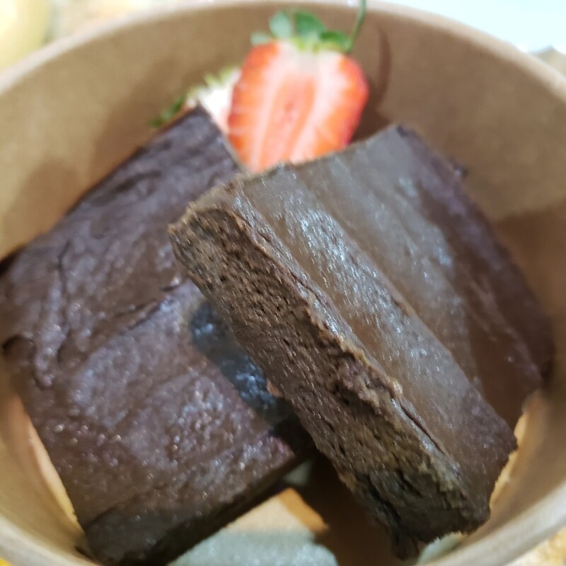 Avocado Brownies. Sugar free, low carb. 
V, gf, k