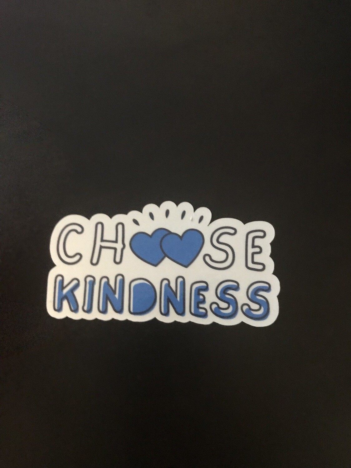 Blue Choose Kindness Sticker Decal
