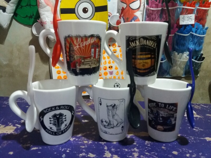 Taza cónica de cerámica hombres