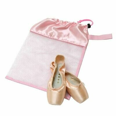 HD H8226 LIGHT PINK MESH POINTE SHOE BAG