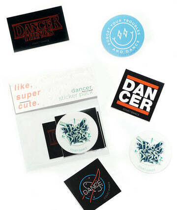 CD Dance Sticker Set