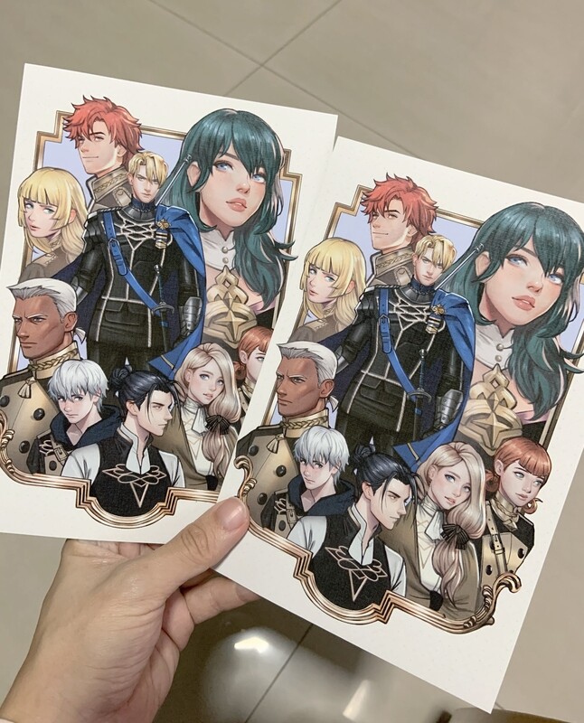 Fire Emblem Blue Lions Print