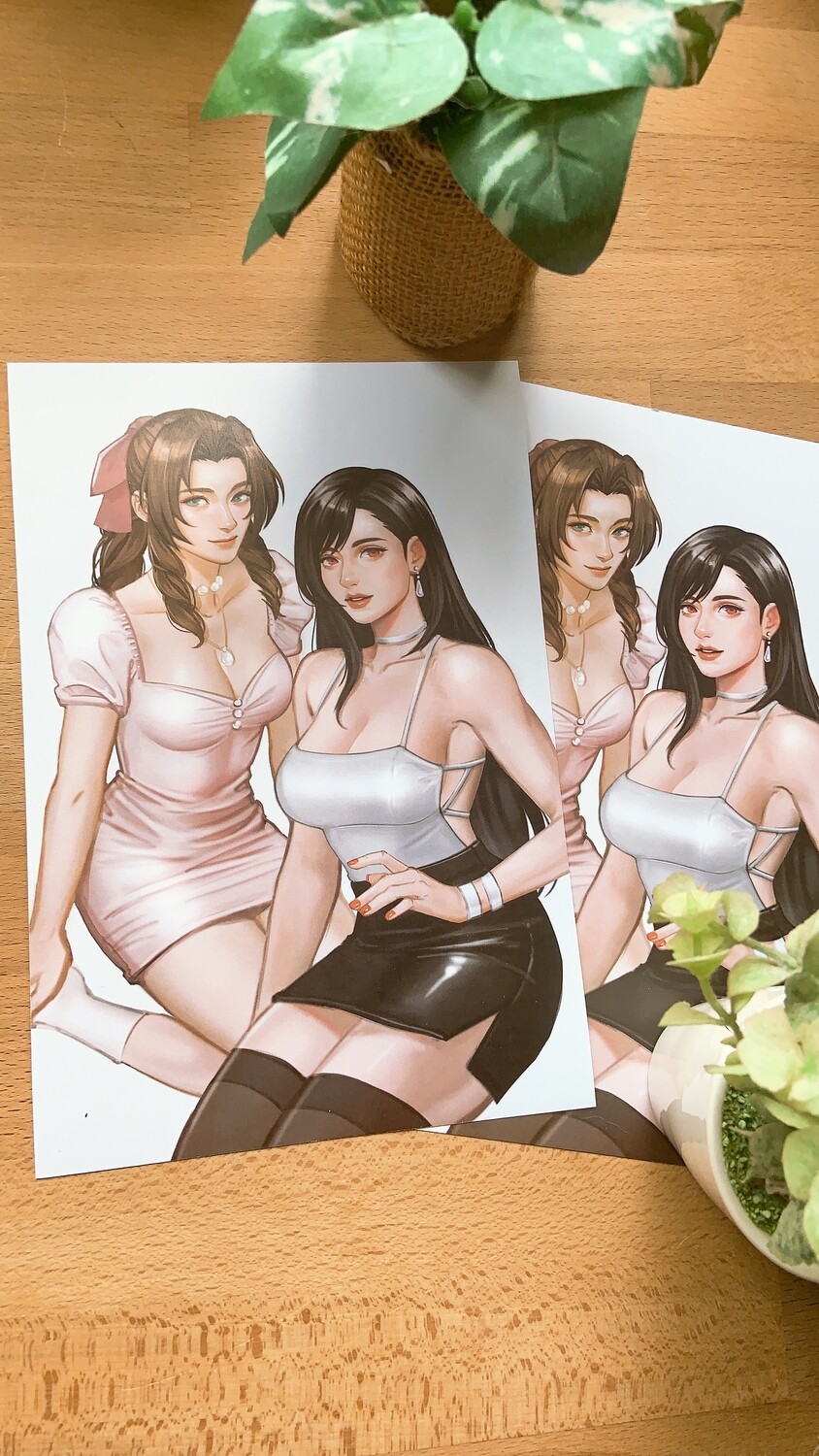 Tifa &amp; Aerith print