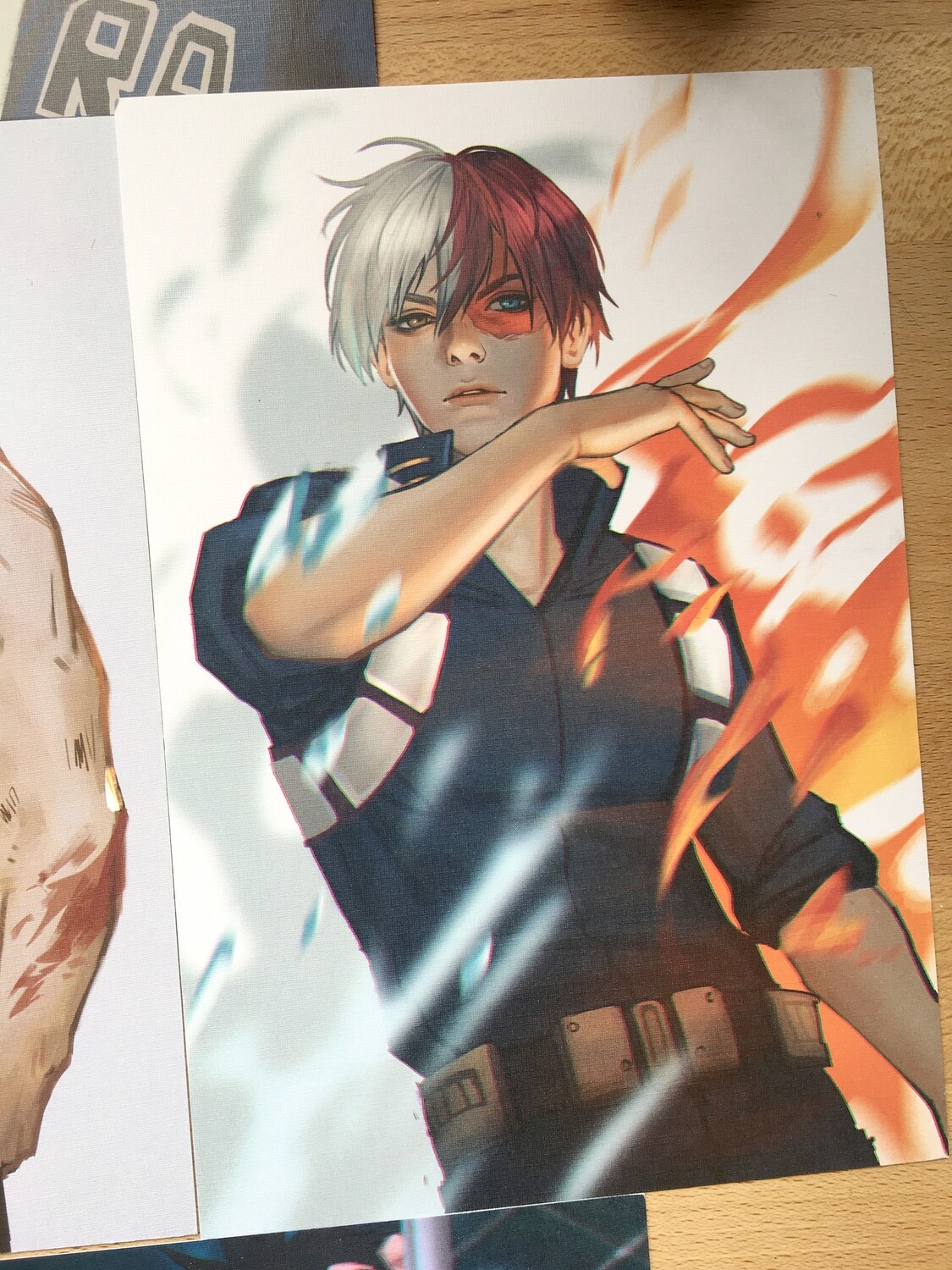 My Hero Academia prints, Design: Todoroki