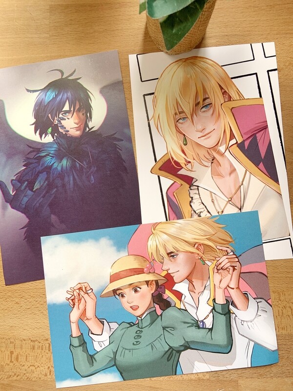 Howl&#39;s Moving Castle prints