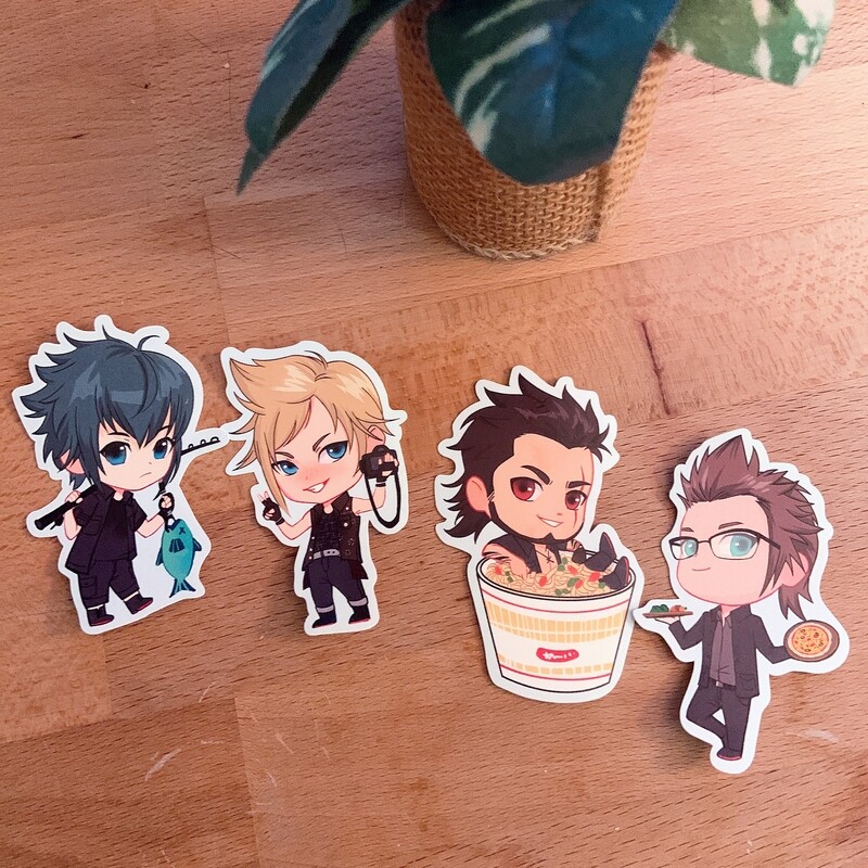 3-inch FFXV waterproof stickers
